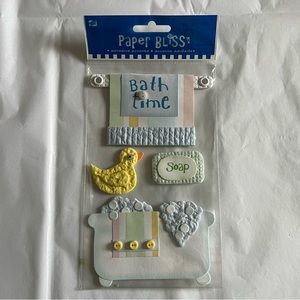 NWT Paper Bliss Bath Time Dimensional Stickers